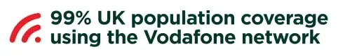 99% population UK coverage